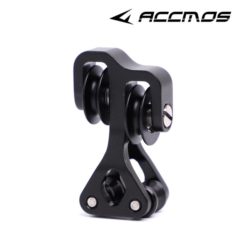 Ролик из алюминиевого сплава, направляющая для кабеля, 10 мм, 3/8 дюйма, разделитель тетивы, сменный ролик, разделитель тетивы, шкив для стрел