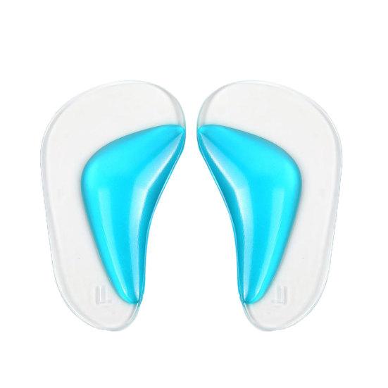 DYS 1 пара амортизирующих силиконовых ортопедических стельок для поддержки свода стопы, подушечек для обуви