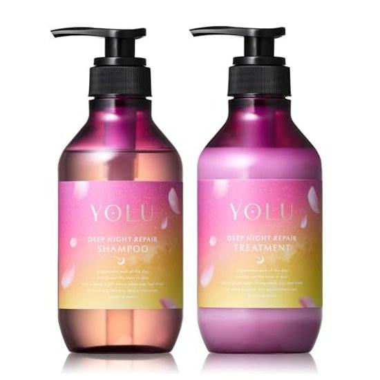 Весенняя Лимитированная Серия YOLU Yoru Treats Шампунь-лечение для Глубокого Ночного Восстановления Набор Ночная Красота Уход за Сухостью и Повреждениями
