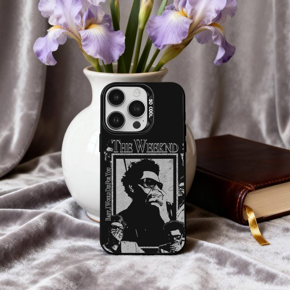 T-The-E Талантливый W-Weeknd-D Чехол для телефона для iPhone17,16,15,14,13,12,11 Plus,Pro Max Черный Конфетный серебристый чехол для телефона