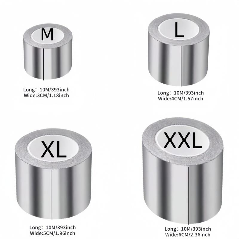 1 рулон 10-метровой водонепроницаемой ленты для раковины, маслостойкой ленты для кухонной плиты, высокотемпературной ленты из алюминиевой фольги