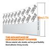 Universal Door Draft Stopper - Weatherproof, Noise & Dust Blocker for Interior/Exterior Doors & Garage Windows.