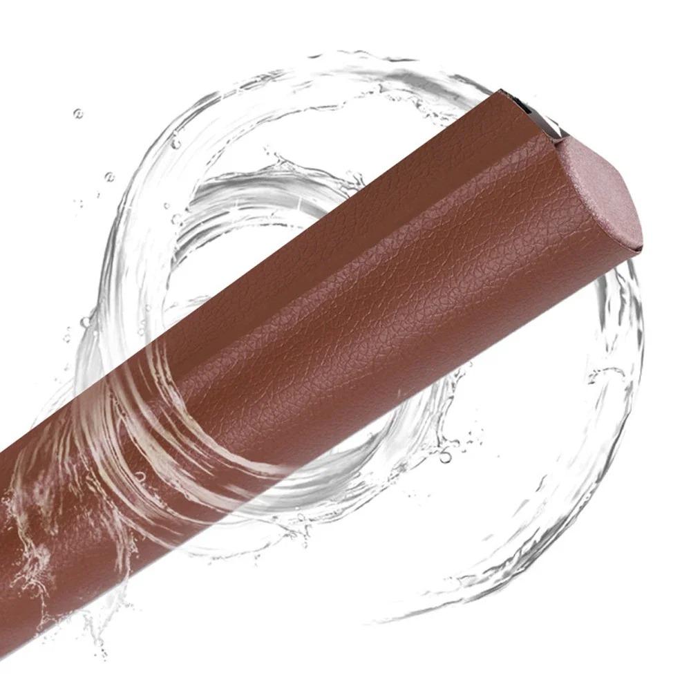 Уплотнительная полоса для нижней части двери из износостойкой кожи и пены, ветрозащитная, самоклеящаяся, для одинарной двери, полоса от насекомых