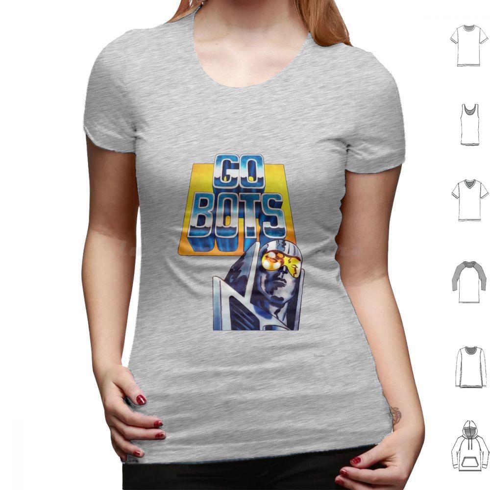 Go Bots View Футболка Хлопок Мужская Женская Печать Своими Руками Go Bots View Gobots Роботы Анимация Мультфильм Игрушки Машины Война Автомобили Оружие