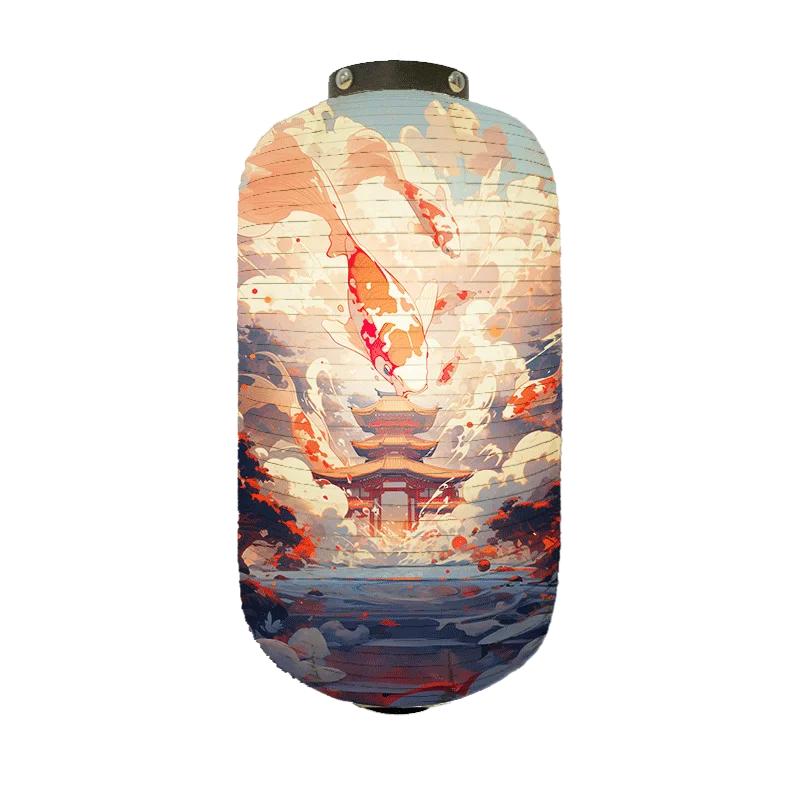 Japanese Lanterns Paper Waterproof Long Restaurant Bar Hotel Festival Decoration Wedding Birthday Home Party Supplies Lanterns