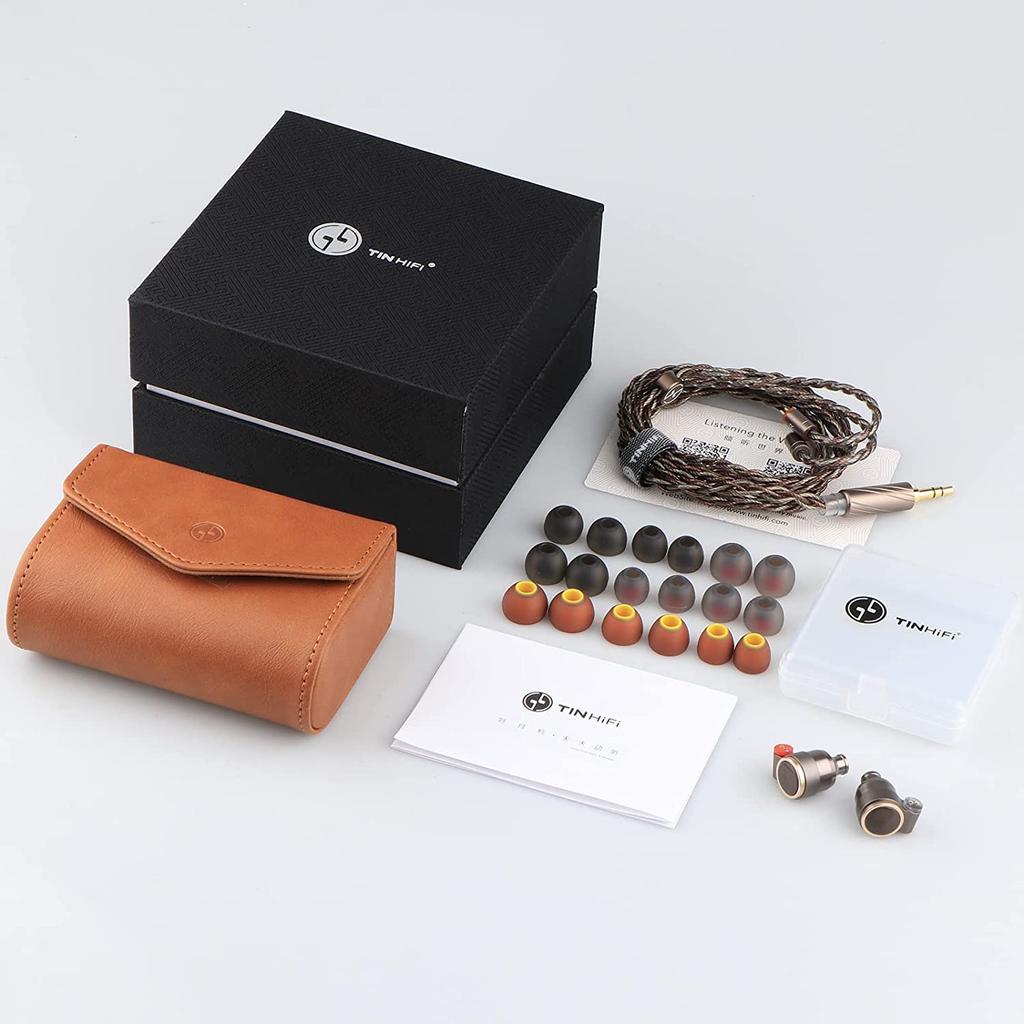 TINHIFI T4 Plus Ultra Noise Canceling Проводные наушники IEM с металлическим дизайном и двумя полостями Динамические наушники HIFI Recable Design с композитным 10-миллиметровым динамиком