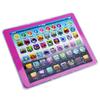 Kids Children Tablet Pad Electronic Preschool English Learning Numbers Letters Teach Toy(Pink)