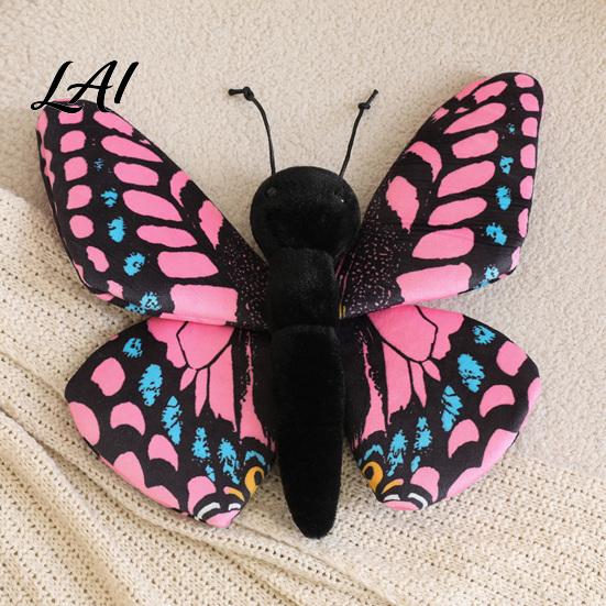 Realistic Butterfly Toy 3D Plush Toy Stuffed Throw Pillow Soft Wing Doll Insect Animal Decor Gift for Kids Girls Home Ornament Birthday Gifts