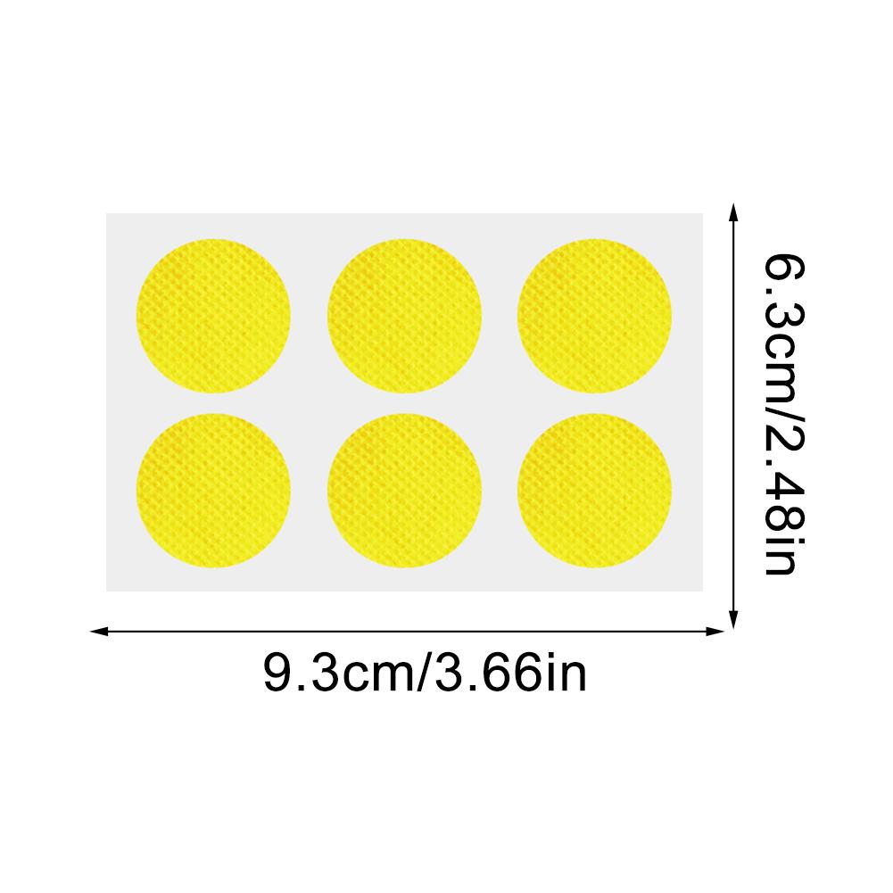 78 шт. пластырей от комаров натуральные наклейки для путешествий на открытом воздухе (желтый)