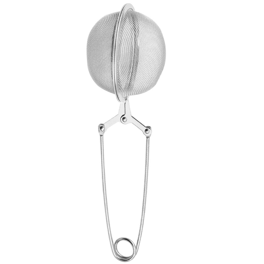 Ситечко для чая из нержавеющей стали с удобной ручкой, сферический фильтр-диффузор для кофе, трав и специй для простоты использования