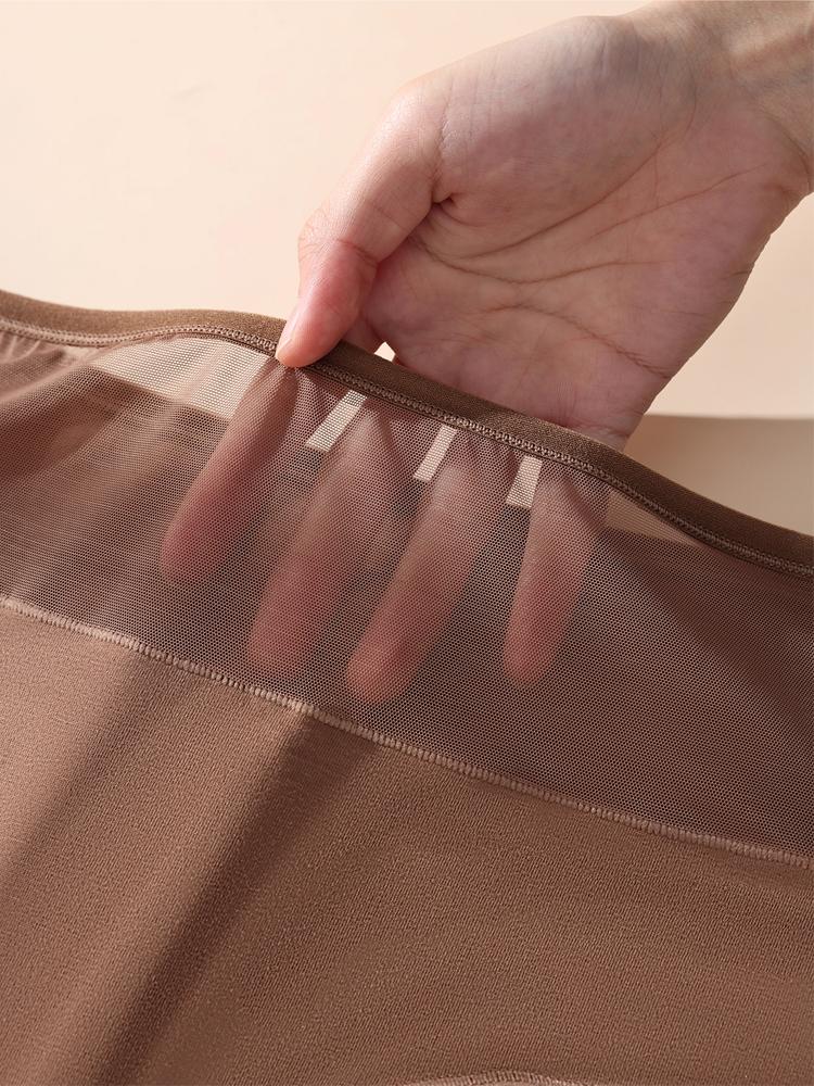 Plus Size 4Pcs Women Panties Mesh High Waist Underwear Soft Cotton Briefs Girls Underpants Solid Panty Slim Female Lingerie