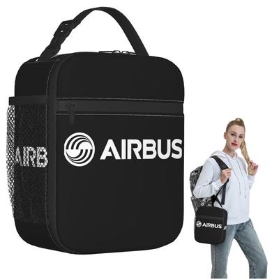 Airbus Логотип Белая Термосумка для Ланча для Женщин Детей Герметичные Контейнеры для Еды Термоланчбокс Сумка-тоут