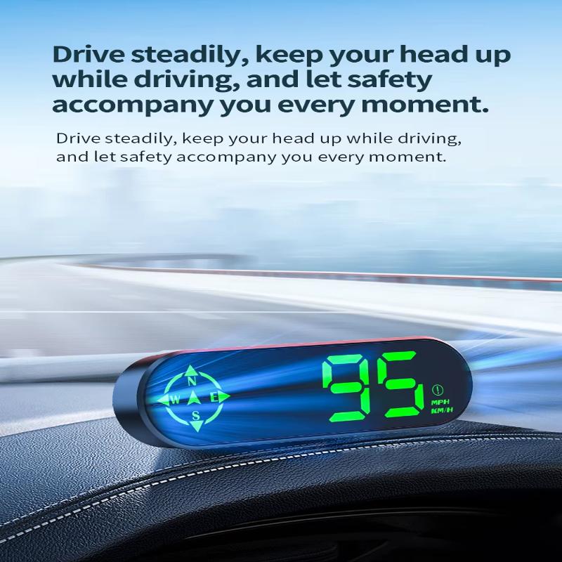 G29 GPS Проекционный дисплей на лобовое стекло Предупреждение о скорости в реальном времени Функция компаса Портативный автомобильный аксессуар для водителей в путешествиях
