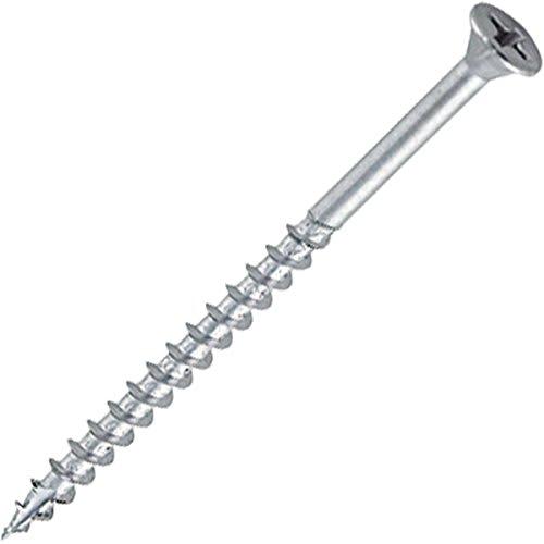 Mizukami Metals Wood Screws, Stainless Steel (SUS410) Smart Screws (Flexible), Gift Boxed, 3.7 X 90mm (70 Pieces)