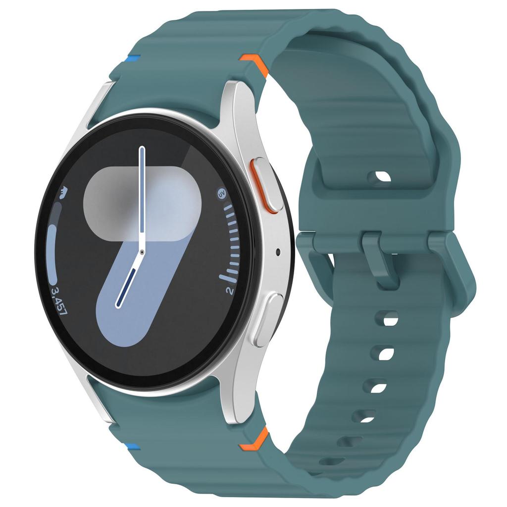 Compatible Silicone Strap with Colorful Buckle for Samsung Galaxy Watch7/FE/6/5/4