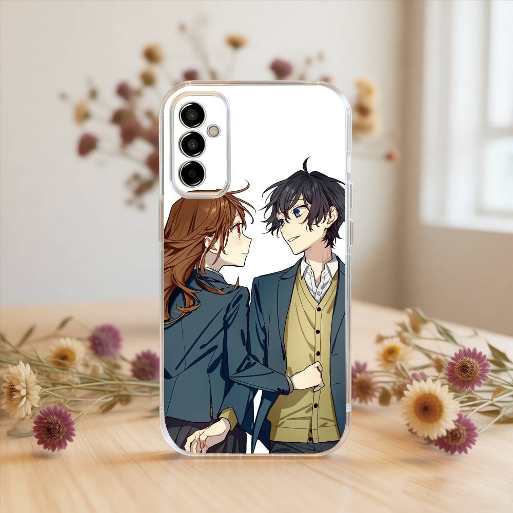 Чехол для телефона Horimiya для Samsung A10, 12, 20, 21S, 30, 31, 40, 50, 51, 52, 70, 71 Прозрачная крышка