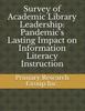 Survey of Academic Library Leadership: Pandemic’s Lasting Impact On Information Literacy Instruction