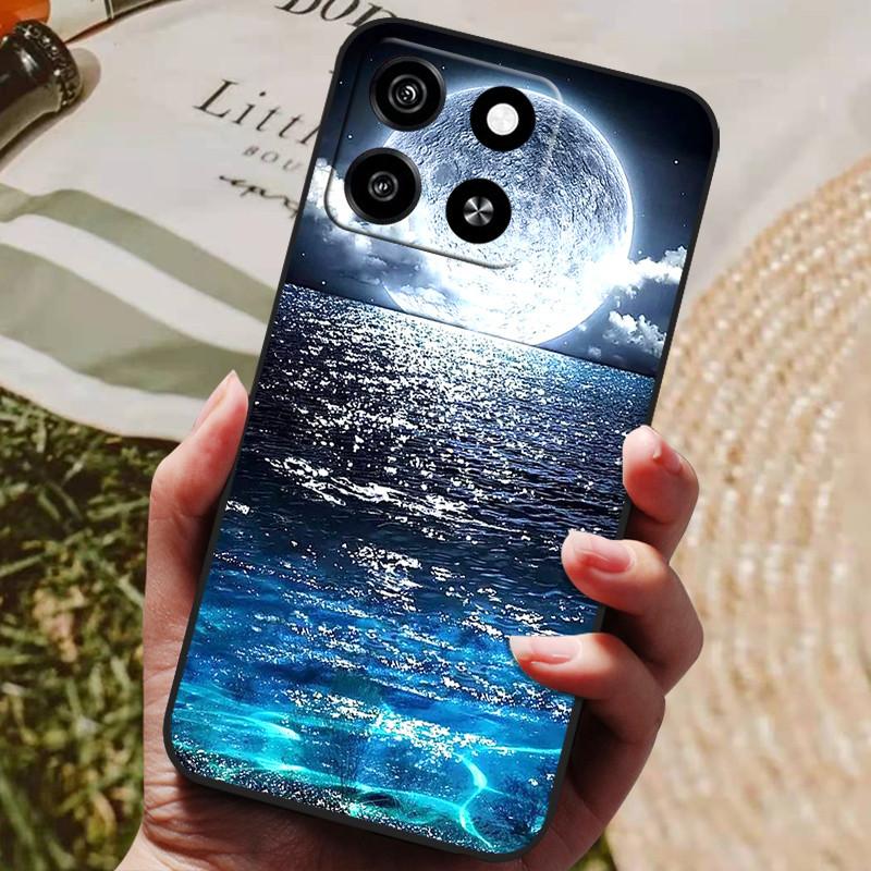 Чехол для ZTE Blade A35 BladeA35 BladeA55 Роскошный Расписной Силиконовый Задний Чехол для ZTE Blade A55 Чехлы Защитный Корпус Capas