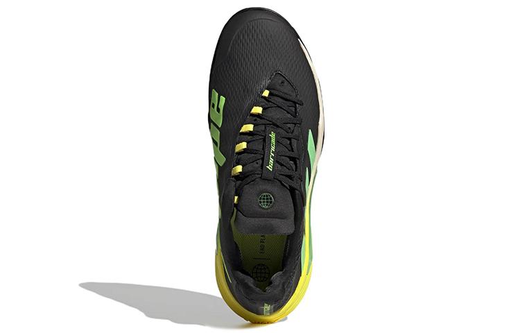 adidas Мужские теннисные кроссовки Barricade Clay 'Черный Зеленый' GY1435