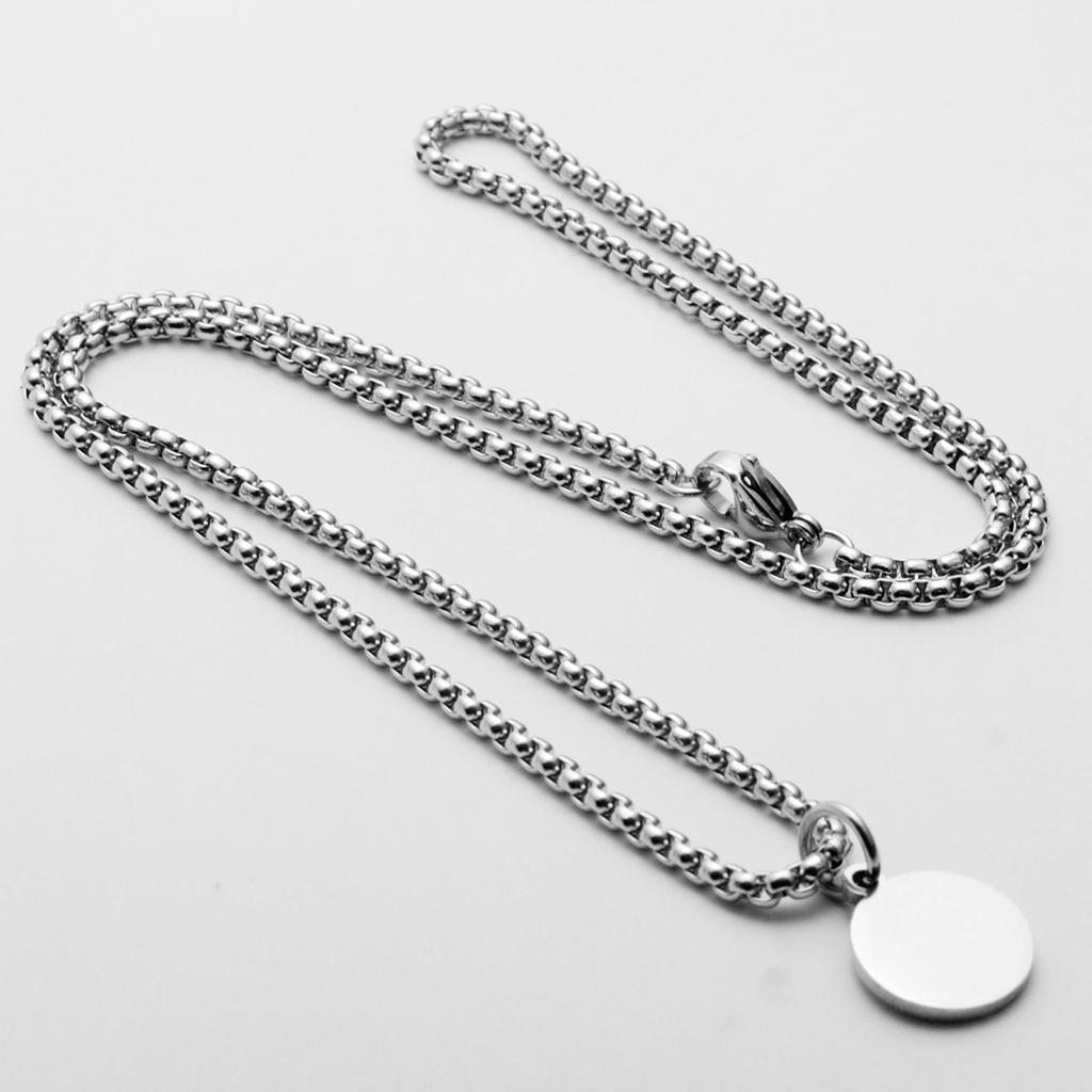 Ожерелье из титановой стали со смайликом, модная крутая цепочка для свитера, женский хип-хоп кулон, мужские парные аксессуары, персонализированный кулон