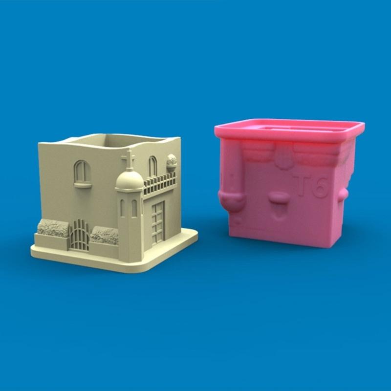 Силиконовые формы для хранения в доме, формы для DIY-литья из бетона, форма для цветочного горшка, инструмент для изготовления подсвечников и украшений, легко чистить