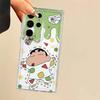 Case for Samsung Galaxy S25 Edge S20 Plus S26 S24 S21 S22 FE Note 20 Ultra 10 S23 Ultra Phone Cover Cartoon Crayons Shinchan