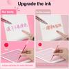 Highlighter Pen Set Transparent Body Multicolored Painting Pen with Glitter Sparkling Effect Smooth Metal Tip Ink Highlighter for Note Marking
