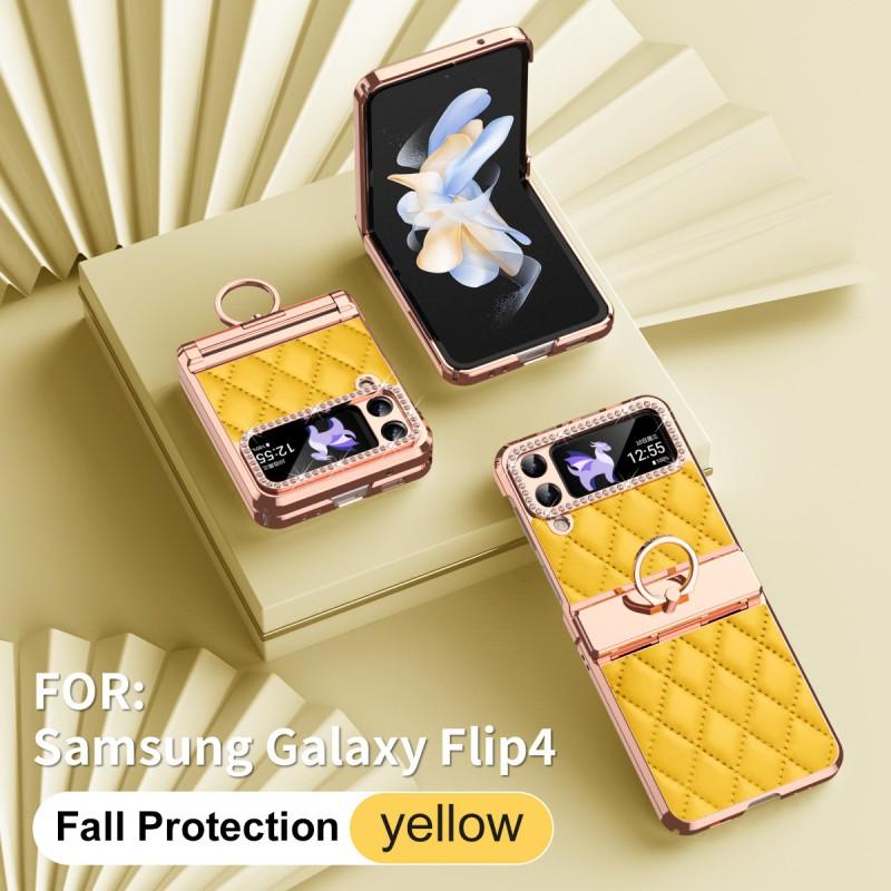 Чехол для Galaxy Z Flip 4 3 Полное покрытие Защитный с корпусом из поликарбоната Противоударный Стильный дизайн