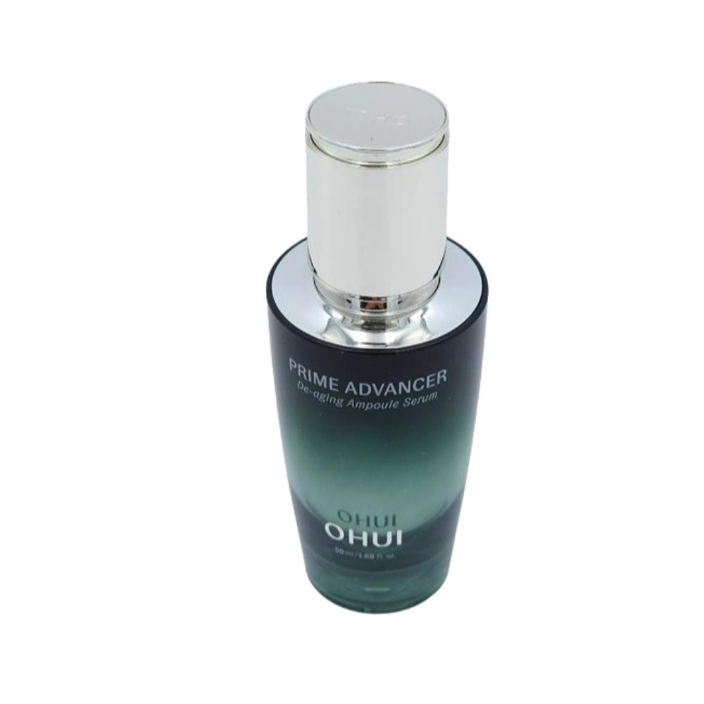 Ohui Prime Advancer De-Aging Ampoule Serum 50ml – Anti-Aging Korean Face Serum with Peptides and Botanical Extracts for Firm, Radiant Skin