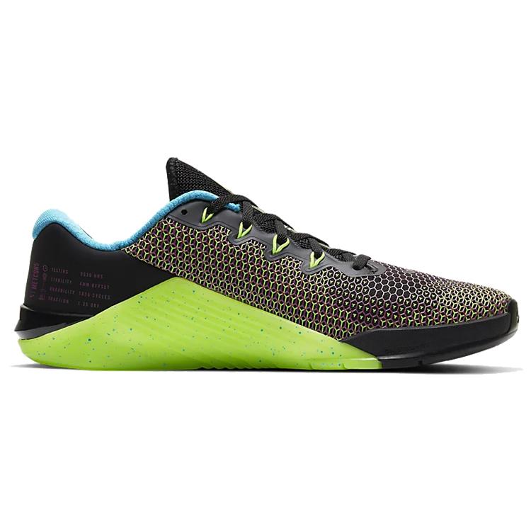 Nike Metcon 5 Amp Черный Зеленый Удар CD3395-046