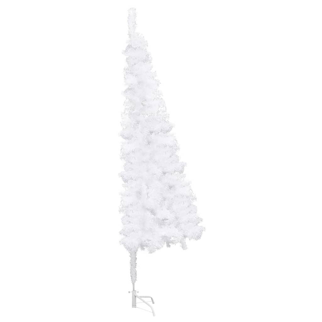 Artificial Corner Christmas Tree White 240 cm PVC