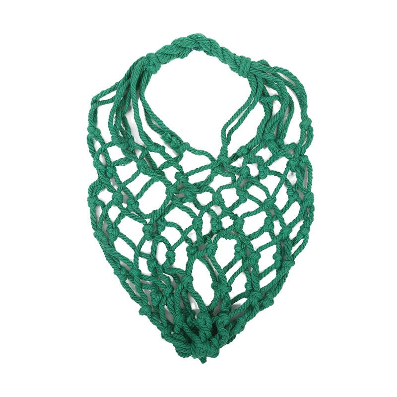 1pc Handmade Mesh Bag Reusable Beverage Holder Coffee Cup Holder Portable Drink Carrier Decorative Mesh Bag