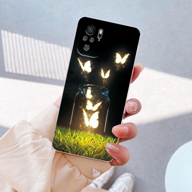 Чехол для Xiaomi Redmi Note 10 Redmi Note 10s, прозрачный мягкий силиконовый чехол для телефона Redmi Note 10 Pro, задняя крышка Note10 5G Fundas
