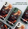 Тонкий кожаный чехол с мультяшным узором, мягкий силиконовый чехол из искусственной кожи для iPhone Samsung Huawei Honor Xiaomi Redmi OPPO Realme Vivo