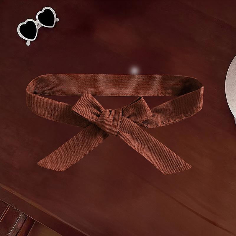 Наряд для девочек Детская одежда Осень Новинка Винтажный пояс Жилет Элегантное платье с длинным рукавом Комплект из двух предметов