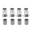 ButyYI 8pcs TPMS Tire Valve Stem Cap Sleeve Cover Top Cap