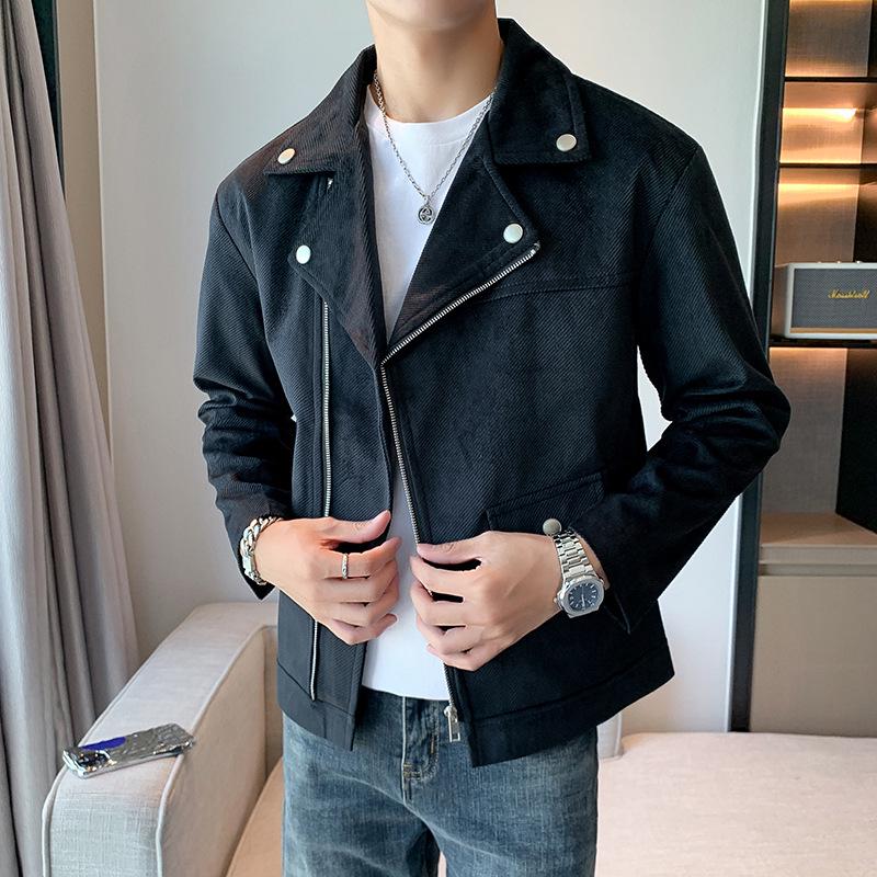 Мужской модный повседневный пиджак в корейском стиле на осень/зиму