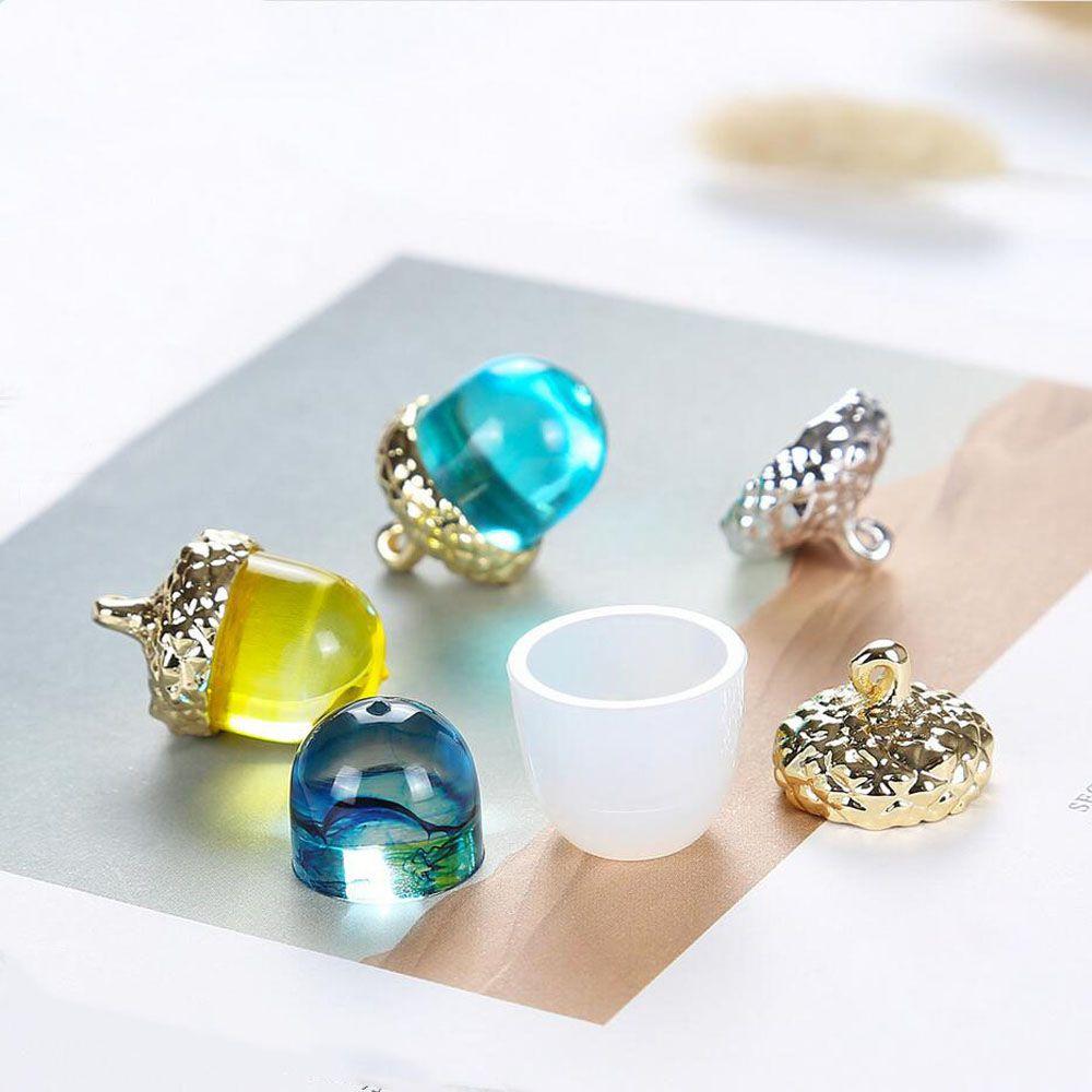 Holder 3D Solid Pendant Cap DIY Epoxy Jewelry Making Jewelry accessory Crafts Tools Silicone Mold