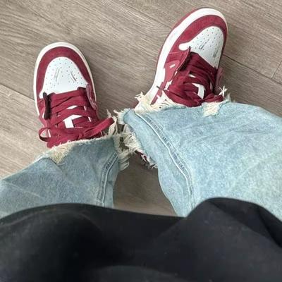 Обувь для досок женская 2025 весна взрыв граффити нишевый дизайн чувство ретро пара студент легкая повседневная обувь