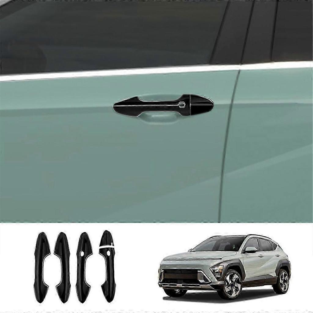 Car Outer Side Door Handle Cover Trim for Hyundai KONA 2024+ Exterior Door Handle Trim Accessories