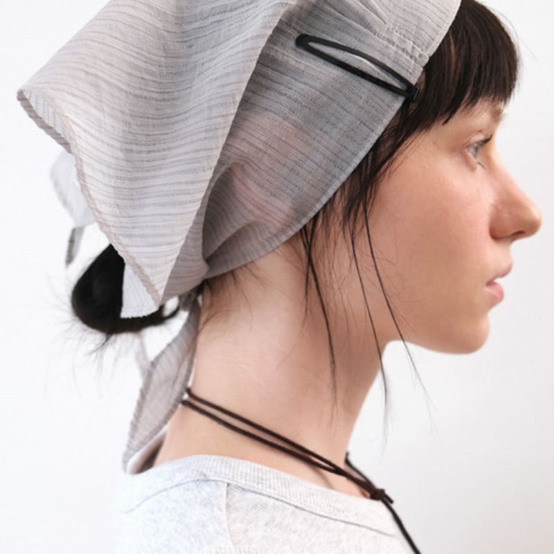 Ne Шарф с защипами (светло-серый)