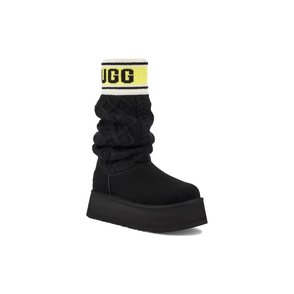 UGG Классический свитер Letter Boot Black (Женский) Женские кроссовки 1144045-BLK
