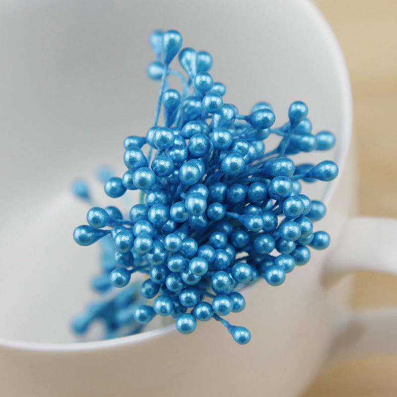 Mini Stamen Handmade Artificial Flowers Wedding Home Decoration DIY Christmas Scrapbook Accessories