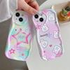 Милый чехол для телефона Samsung S25 S24 FE A55 S24 Ultra A35 A54 Xiaomi 14T 13T Redmi 14C 13C Redmi Note 13 Pro Realme C65 C67 IPhone 16 Reno 12 Cover