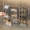 Acrylic Plastic Makeup Organizer Storage Box Lipstick Jewelry Display Transparent Cosmetics Case Brush Holder Organizer