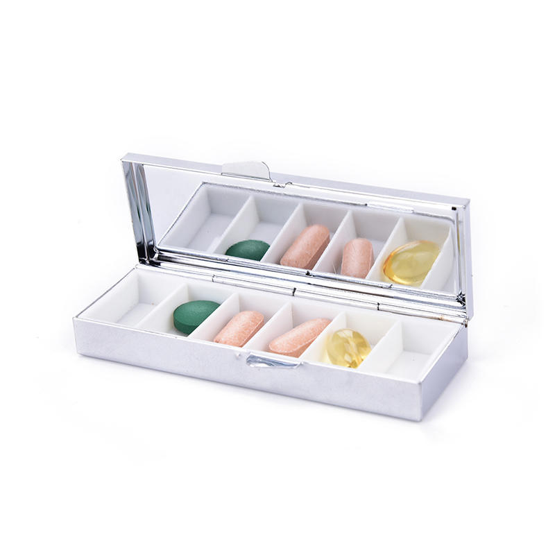 1 шт., дорожная металлическая коробка для таблеток, медицина, витамин, органайзер для таблеток, контейнер, чехол