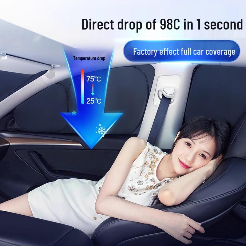 Sunshade for Chery Little Ant QQ Ice Cream Shuxiangjia Arrizo e Wujie PRO