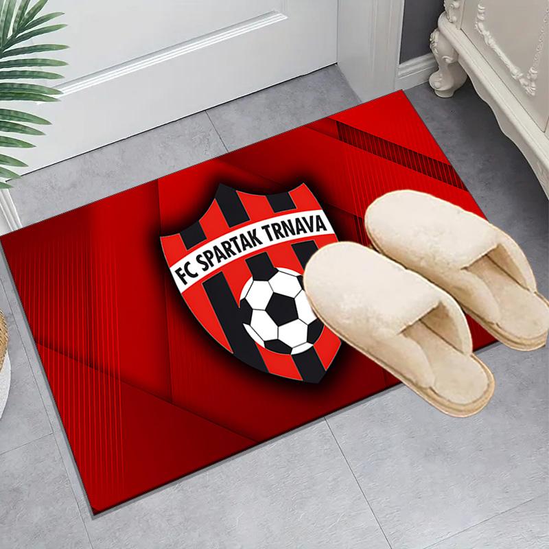 1PC FC Spartak Trnava Rug Game Carpet, Floor Mat for Bedroom Living Room Entryway Rug, Home Decor Idea Gift for Christmas birthday