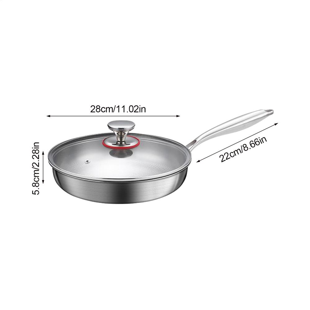 Titanium Pan Cooking Pan Nonstick Skillet Griddle Tableware For Daily Use Dorm Apartment Kitchen Restaurant Hotel Camping