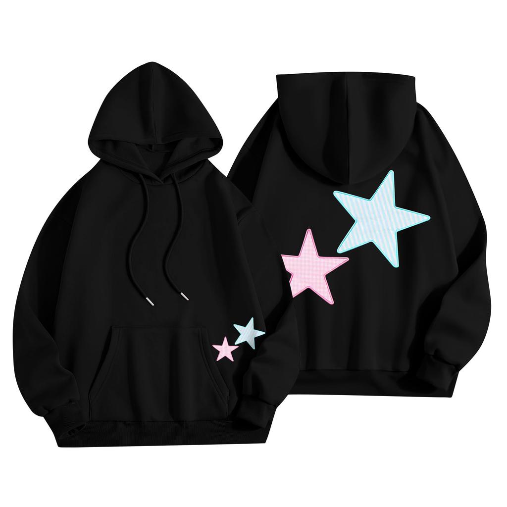 Женская мода, женский легкий пуловер с длинными рукавами и карманами, толстовка с капюшоном в стиле консервативного стиля